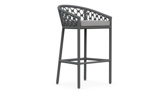 Amelia Bar Stool Ash + Moon Cushion
