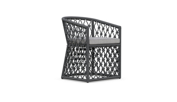 Amelia Dining Chair Ash + Moon Cushion