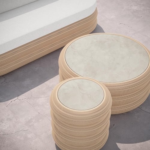 Round Coffee Table Top Only- Albarium Dekton
