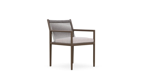 Madeira Dining Chair Bronze + Fawn Cushion