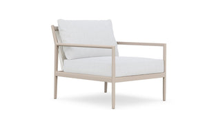 Madeira Club Chair Ivory + Polar Cushion