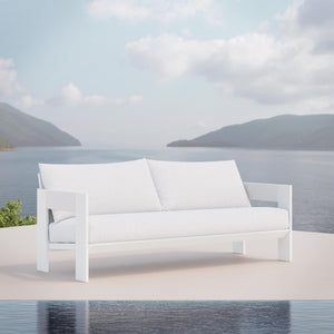 Mykonos 3 Seat Sofa - White