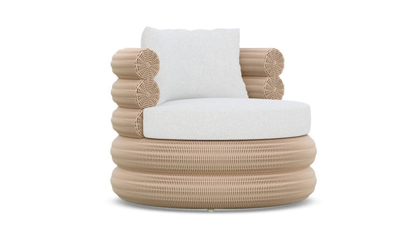 Texoma Swivel Club Chair + Polar Cushion