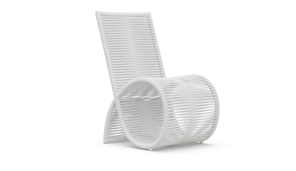 Wave Dining Chair White Mist x2