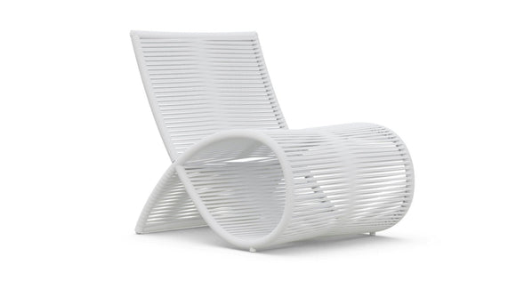 Wave Club Chair White Mist x2