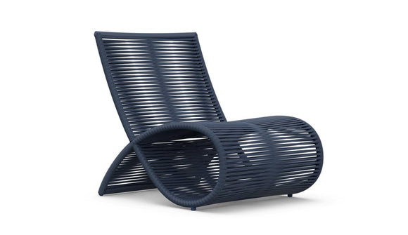 Wave Club Chair Midnight Blue x2