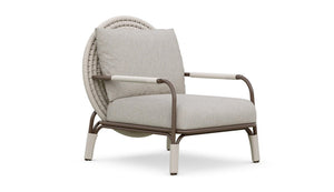 Zahara Club Chair Morel + Wheat Cushion