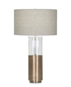 Riley Table Lamp / Beige Linen Shade