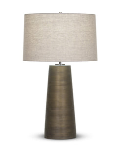 Olympia Table Lamp / Beige Linen Shade
