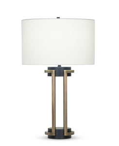 Carmel Table Lamp / Off-White Linen Shade