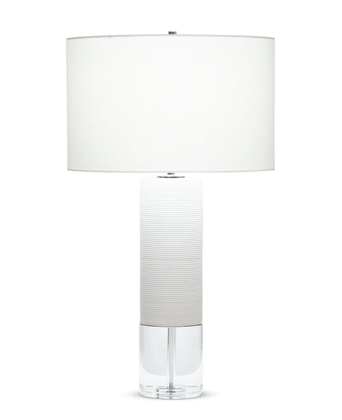 Bermuda Table Lamp / Off-White Linen Shade