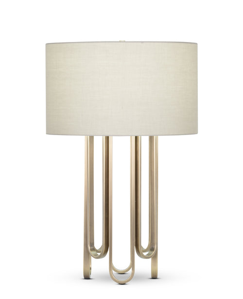 Deanna Table Lamp / Beige Cotton Shade