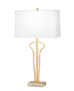 Evelyn Table Lamp / Off-White Cotton Shade