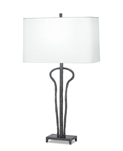 Dominic Table Lamp / Off-White Cotton Shade