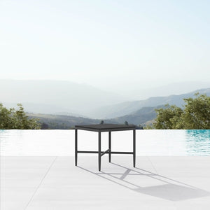 Corsica Side Table - Charcoal