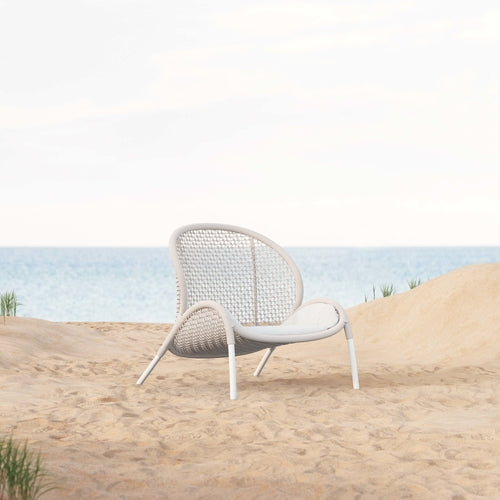Dune Club Chair - Sand + Cloud Cushion