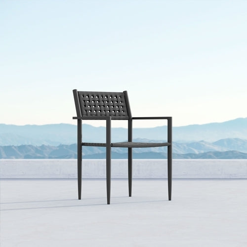 Naples Dining Chair x2 - Charcoal