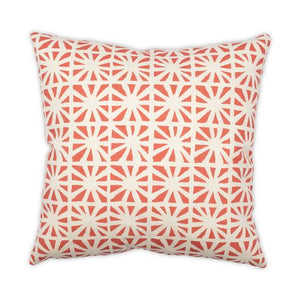 Kaleidoscope Pomegranate 22x22 Pillow