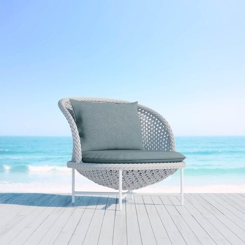Montauk Club Chair - Sunbrella Haze Cushion